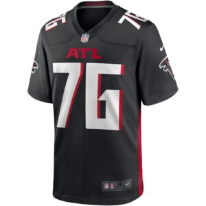 Men's Atlanta Falcons Kaleb McGary Nike Black Game Jersey