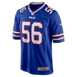 Men's Buffalo Bills Kameron Cline Nike Royal Home Game Jersey