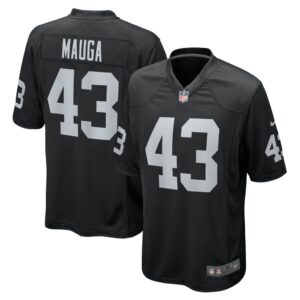 Kanai Mauga Las Vegas Raiders Nike Team Game Jersey - Black