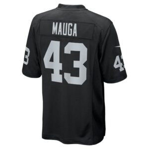 Kanai Mauga Las Vegas Raiders Nike Team Game Jersey - Black