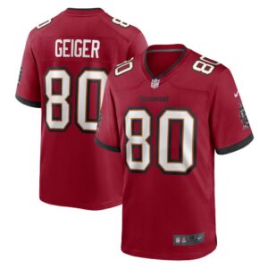 Men's Tampa Bay Buccaneers Kaylon Geiger Nike Red Game Player Jersey