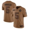 Kayvon Thibodeaux New York Giants Nike 2023 Salute To Service Limited Jersey - Brown