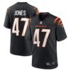 Men's Cincinnati Bengals Keandre Jones Nike Black Game Jersey