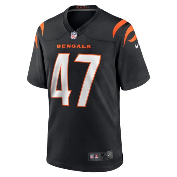 Men's Cincinnati Bengals Keandre Jones Nike Black Game Jersey