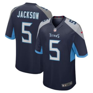 Kearis Jackson Tennessee Titans Nike Team Game Jersey - Navy