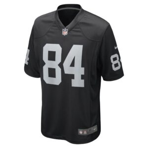 Men's Las Vegas Raiders Keelan Cole Nike Black Game Player Jersey