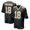 Keith Kirkwood New Orleans Saints Nike Team Game Jersey - Black