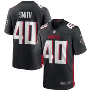 Men's Atlanta Falcons Keith Smith Nike Black Game Jersey