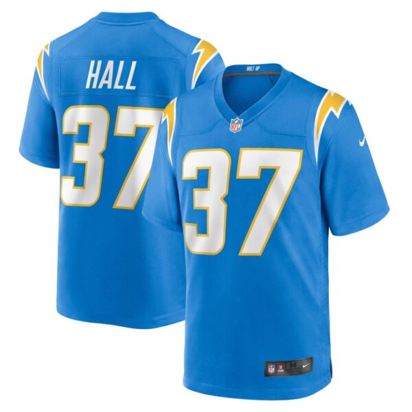 Men's Los Angeles Chargers Kemon Hall Nike Powder Blue Game Jersey