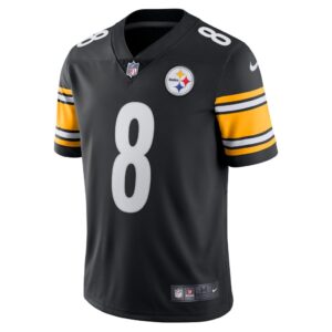 Men's Pittsburgh Steelers Kenny Pickett Nike Black Vapor Limited Jersey