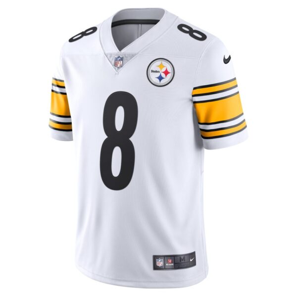 Men's Pittsburgh Steelers Kenny Pickett Nike White Vapor Limited Jersey