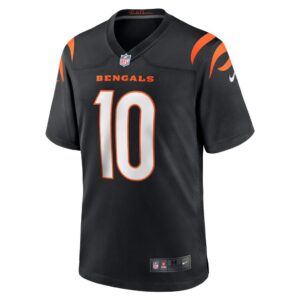 Men's Cincinnati Bengals Kevin Huber Nike Black Game Jersey