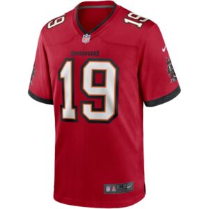 Men's Tampa Bay Buccaneers Keyshawn Johnson Nike Red Game Retired Player Jersey