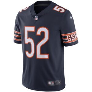 Men's Nike Khalil Mack Navy Chicago Bears Vapor Limited Jersey