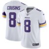 Men's Nike Kirk Cousins Minnesota Vikings White Vapor Untouchable Limited Jersey