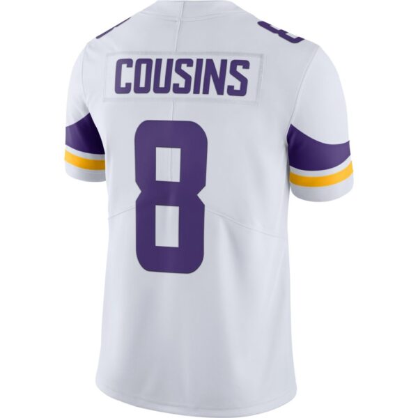 Men's Nike Kirk Cousins Minnesota Vikings White Vapor Untouchable Limited Jersey