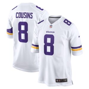 Men's Minnesota Vikings Kirk Cousins Nike White Game Player Jersey