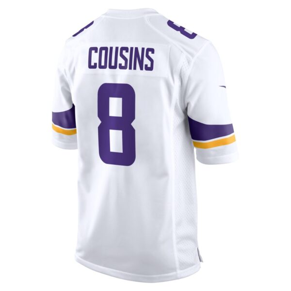 Men's Minnesota Vikings Kirk Cousins Nike White Game Player Jersey