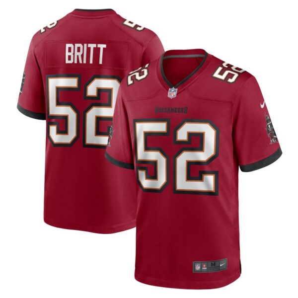 Men's Tampa Bay Buccaneers K.J. Britt Nike Red Game Jersey