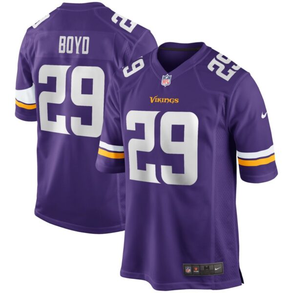 Men's Minnesota Vikings Kris Boyd Nike Purple Game Jersey