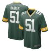 Men's Green Bay Packers Krys Barnes Nike Green Game Player Jersey