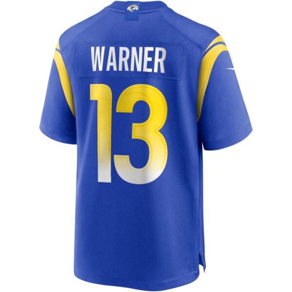 Men's Los Angeles Rams Kurt Warner Nike Royal Game Retired Player Jersey