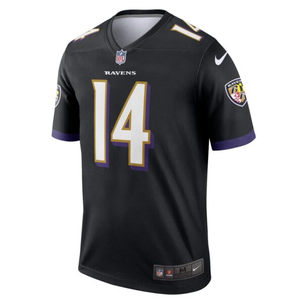 Men's Baltimore Ravens Kyle Hamilton Nike Black Legend Jersey