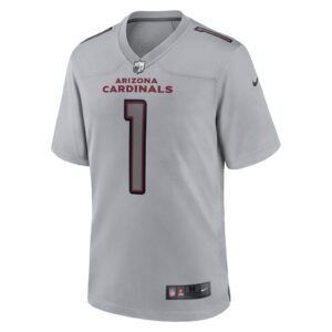 Men's Arizona Cardinals Kyler Murray Nike Gray Atmosphere Fashion Game Jersey