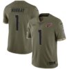 Men's Arizona Cardinals Nike Olive 2022 Salute To Service Limited Jersey