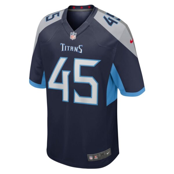 Men's Tennessee Titans Kyron Brown Nike Navy Home Game Player Jersey