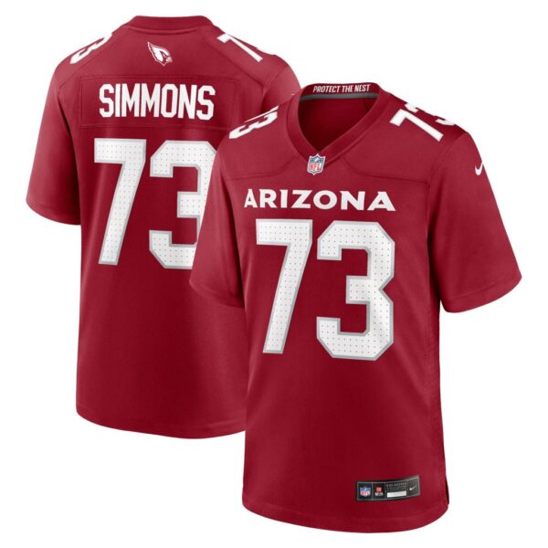 Lachavious Simmons Arizona Cardinals Nike Team Game Jersey - Cardinal