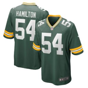 Men's Green Bay Packers La'Darius Hamilton Nike Green Game Jersey