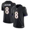 Men's Baltimore Ravens Lamar Jackson Nike Black Vapor F.U.S.E. Limited Jersey