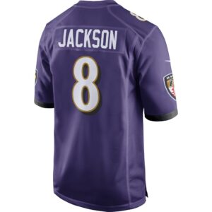 Lamar Jackson Baltimore Ravens Nike Game Jersey - Purple