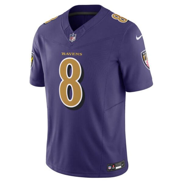 Men's Baltimore Ravens Lamar Jackson Nike Purple Vapor F.U.S.E. Limited Jersey