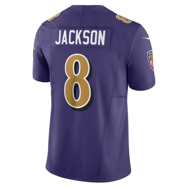 Men's Baltimore Ravens Lamar Jackson Nike Purple Vapor F.U.S.E. Limited Jersey