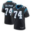 Men's Carolina Panthers Larnel Coleman Nike Black Team Game Jersey