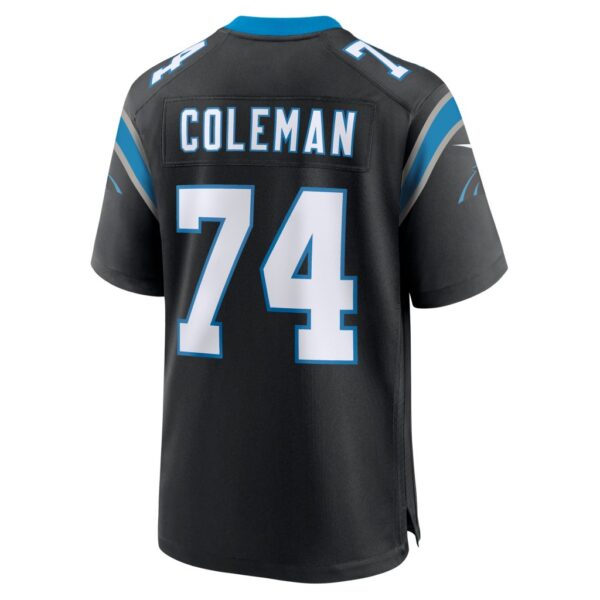 Men's Carolina Panthers Larnel Coleman Nike Black Team Game Jersey