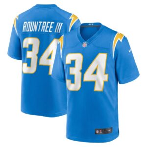 Men's Los Angeles Chargers Larry Rountree III Nike Powder Blue Player Game Jersey