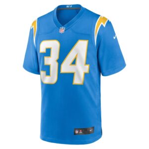 Men's Los Angeles Chargers Larry Rountree III Nike Powder Blue Player Game Jersey