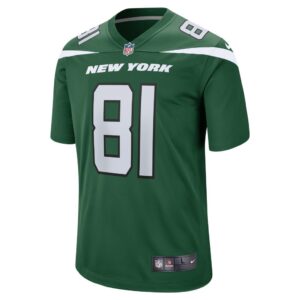 Men's New York Jets Lawrence Cager Nike Gotham Green Team Game Player Jersey