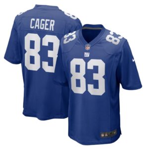 Men's New York Giants Lawrence Cager Nike Royal Home Game Player Jersey