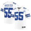 Men's Nike Leighton Vander Esch White Dallas Cowboys 60th Anniversary Limited Jersey