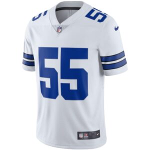 Men's Dallas Cowboys Leighton Vander Esch Nike White Vapor Limited Player Jersey