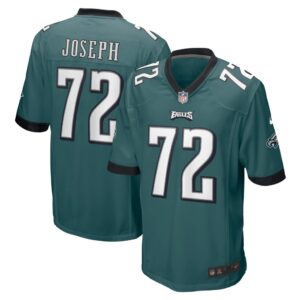 Men's Philadelphia Eagles Linval Joseph Nike Midnight Green Game Player Jersey