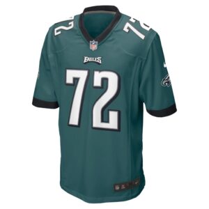 Men's Philadelphia Eagles Linval Joseph Nike Midnight Green Game Player Jersey