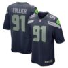 Men's Seattle Seahawks L.J. Collier Nike College Navy Game Jersey