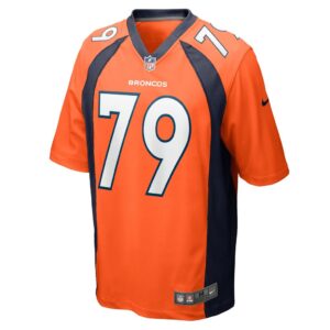 Men's Denver Broncos Lloyd Cushenberry III Nike Orange Game Player Jersey