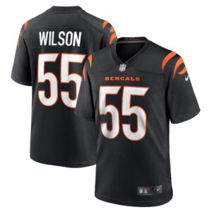 Men's Cincinnati Bengals Logan Wilson Nike Black Game Jersey