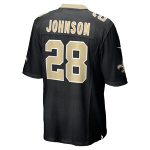 Lonnie Johnson New Orleans Saints Nike Game Player Jersey - Black